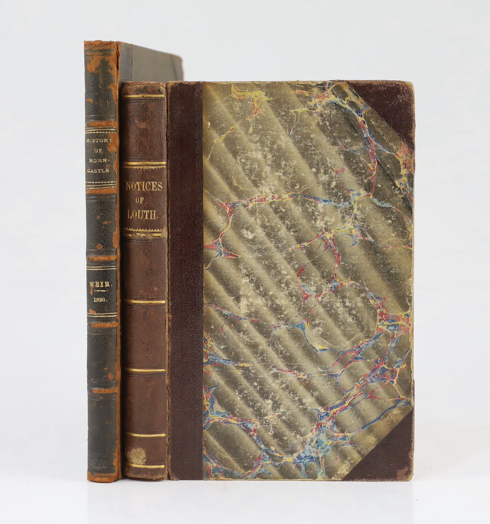 LINCS: Weir, George - Historical and Descriptive Sketches of the Town and Soke of Horncastle ... and of several places adjacent. 2 d-page plans and 5 plates, text engravings and coloured geological map